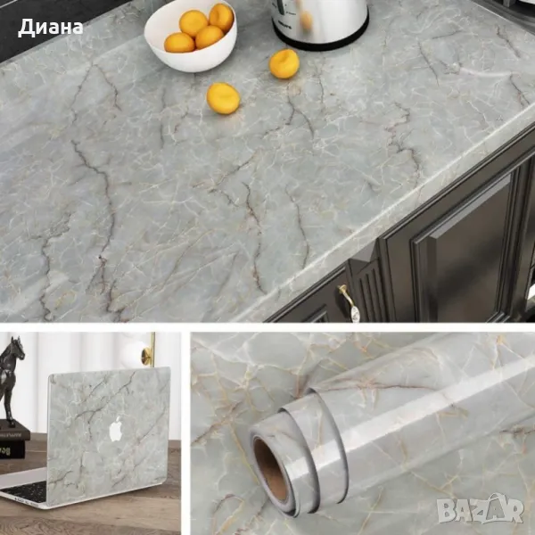 Самозалепващо фолио за облепване на мебели, устойчиво на вода, снимка 1