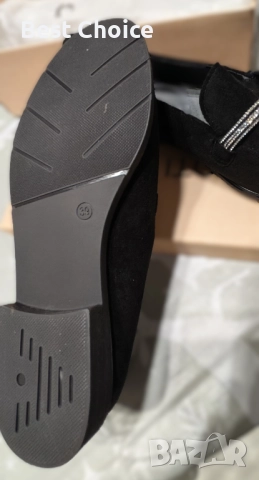 Дамски велурени обувки Tendenz, снимка 4 - Дамски ежедневни обувки - 52597756