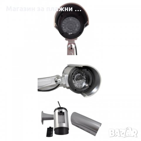 Фалшива камера за видеонаблюдение за външен и вътрешен монтаж -ГОЛЯМА - код 1100, снимка 4 - Други - 34503532