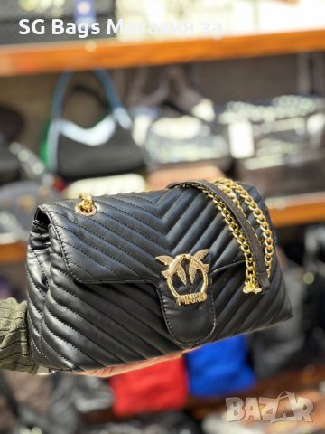 Луксозна дамска чанта pinko намаление 50% код 02, снимка 1 - Чанти - 39207929