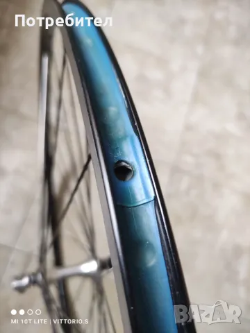 Предна шосейна капла с главина Shimano 105, снимка 3 - Велосипеди - 49604800