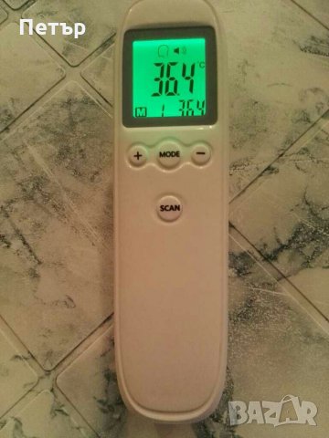 Безконтактен термометър, с LCD дисплей, инфраред термометър