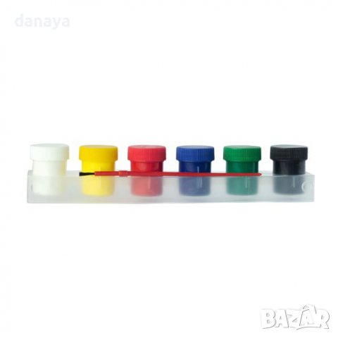 3037 Темперни бои Poster Paints, 6 цвята, снимка 5 - Ученически пособия, канцеларски материали - 37753966
