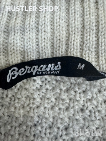 Унисекс пуловер от мерино вълна BERGANS OF NORWAY. Размер М, снимка 9 - Пуловери - 53349403