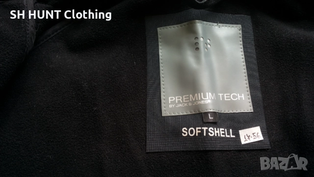 JACK & JONES Softshell PREMIUM TECH Jacket Размер M - L мъжко яке водонепр и вятърно устойчиво 17-56, снимка 14 - Якета - 52204322