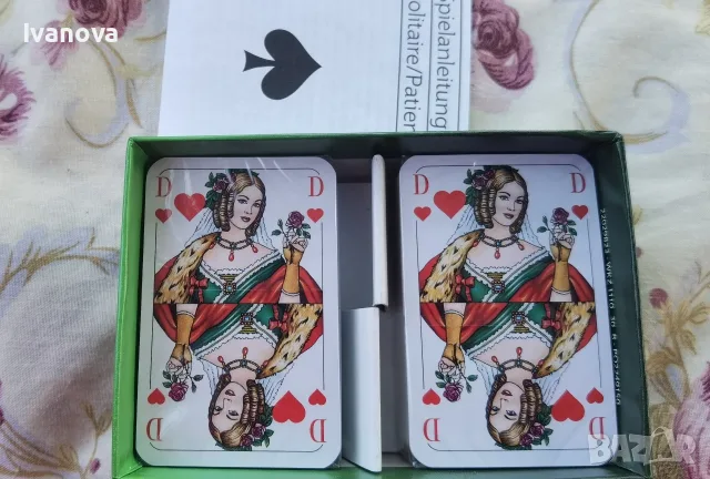 Комплект мини карти за пасианс , снимка 4 - Карти за игра - 56432438