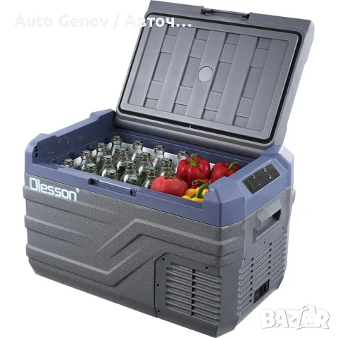 Olesson 27L Портативен хладилник с фризер 12V 24V 220V Хладилна кутия, снимка 3 - Аксесоари и консумативи - 49755976