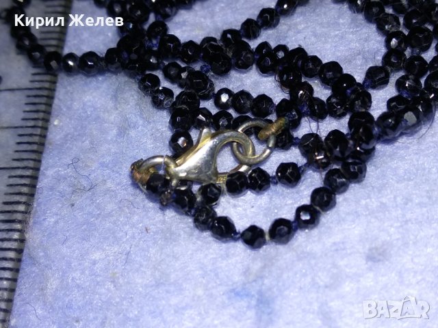 ПРЕКРАСНО СКЪПОЦЕННО АР ДЕКО СТИЛ КОЛИЕ - ФАСЕТИРАНИ ИСКРЯЩИ МАРКАЗИТИ и СРЕБРО 925 ЗАКОПЧАЛКА 21636, снимка 12 - Колиета, медальони, синджири - 40574796