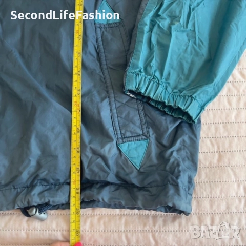 BRUGI Винтидж мъжко зелено яке с цип и подплата, размер L, USA Open., снимка 3 - Якета - 52469675