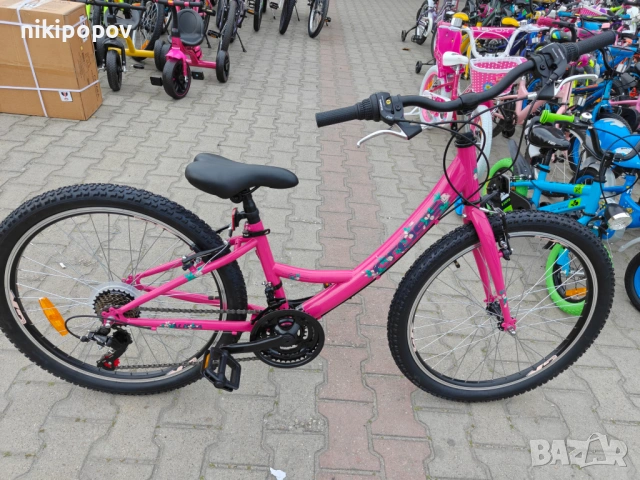 CROSS Велосипед 24" ALISSA розов, снимка 3 - Велосипеди - 54276808