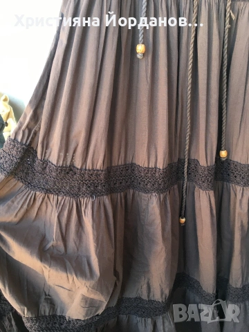 Дълга лятна памучна рокля Л/ХЛ, снимка 9 - Рокли - 54327582