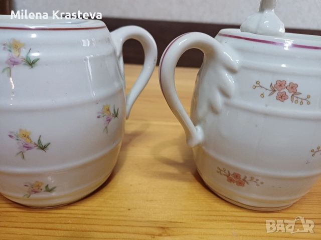 Дво броя за мляко/кафе керамика от колекция, снимка 3 - Прибори за хранене, готвене и сервиране - 53137930