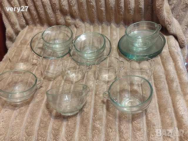 ретро стъклени чаши, снимка 7 - Други - 43514494