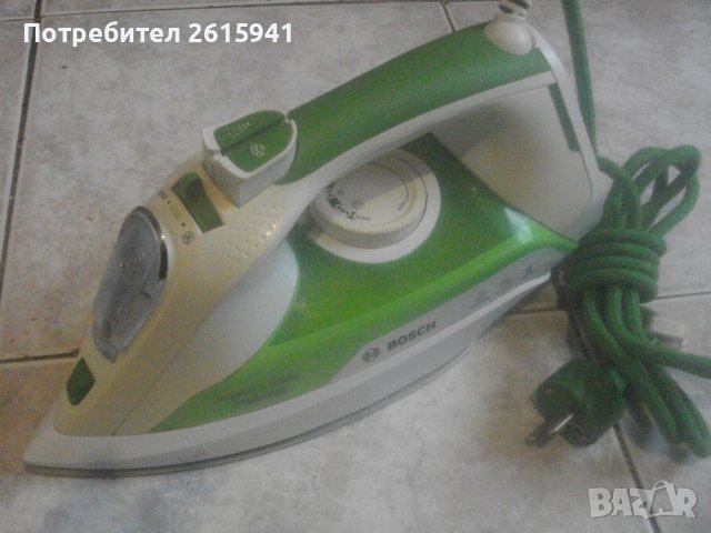 Bosch 9310-Бош-Испанска-Парна Ютия-Почти Нова-2400 Вата-ОТЛИЧНА, снимка 11 - Ютии - 39018273