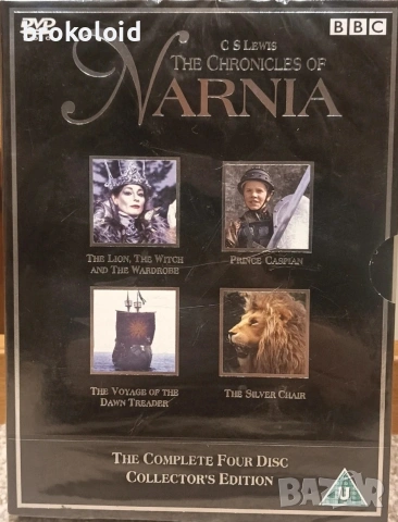 Chronicles of Narnia 1988 - минисериал Хроники Нарния Лъвът Вещицата и Гардеробът DVD