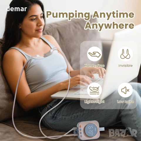 Електрическа двойна помпа за кърма NCVI, 4 режима и 9 нива, снимка 6 - Помпи за кърма - 54015770