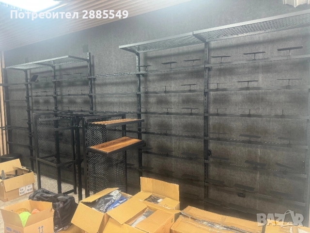 Щендери и оборудване за магазин за дрехи и обувки , снимка 4 - Стелажи и щандове - 54365519