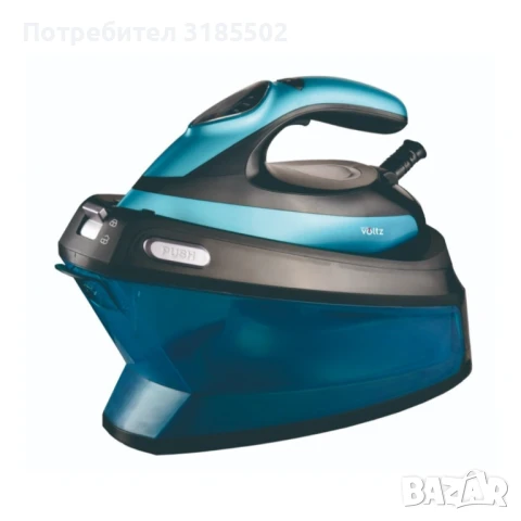 Ютия с Парогенератор Voltz OV51052A, 3200W, 1500мл., Керам. плоча, LED дисплей, Зелен спрей, снимка 2 - Ютии - 50852706