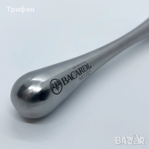 Bacardi Коктейлен мъдлър – неръждаема стомана Cocktail Muddler Mojito, снимка 2 - Други - 52976517