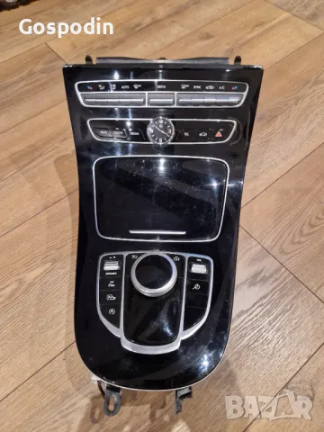 Панел въздуховод среден черен Мерцедес Екласа w211фейс.Панел климатроник w211,w204,w164,w212, снимка 2 - Части - 16474881