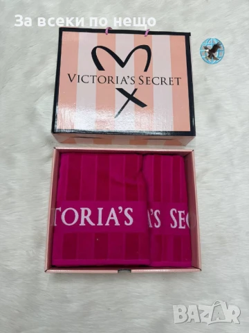 Victoria's Secret Луксозни Хавлии - 2бр. в кутия - Налични Различни Цветове Код E435, снимка 7 - Хавлиени кърпи - 50483026