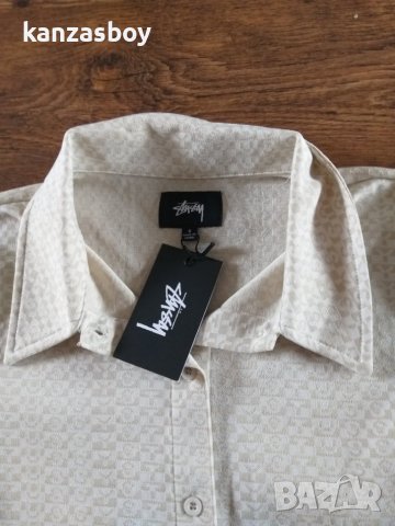 STUSSY TONAL JACQUARD POLY KNIT - страхотна дамска риза НОВА, снимка 9 - Ризи - 42754937