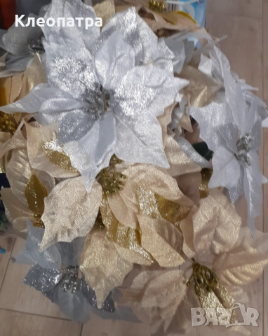 Коледна декорация - камбанки и коледни звезди, снимка 6 - Декорация за дома - 52666508