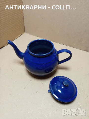 Соц Стар Малък Емайлиран Чайник., снимка 5 - Антикварни и старинни предмети - 49276481