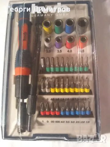 Комплект прецизни мини битове и вложки KWB, 4mm, 40 части, снимка 1