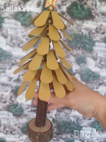 Метална елхичка, снимка 2 - Други стоки за дома - 52414543