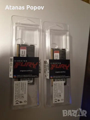32GB DDR5 5600MT/s, SO-DIMM, Kingston Fury Impact KF556S40IB-32, 1.1V, снимка 2 - RAM памет - 56156217