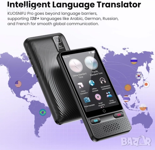 Интелигентен езиков преводач, превод на глас и снимки, поддържа 138 езика, снимка 6 - Други - 51563350