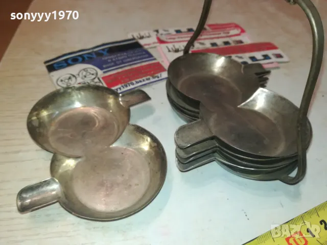 ПЕПЕЛНИЦИ 6БР ЗА КОЛЕКЦИЯ ПОЛЗВАНЕ 1601251858, снимка 2 - Антикварни и старинни предмети - 48707410