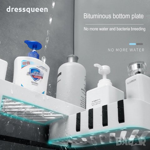 2699 Етажерка за баня самозалепяща се на 2 нива, снимка 7 - Други стоки за дома - 30530256