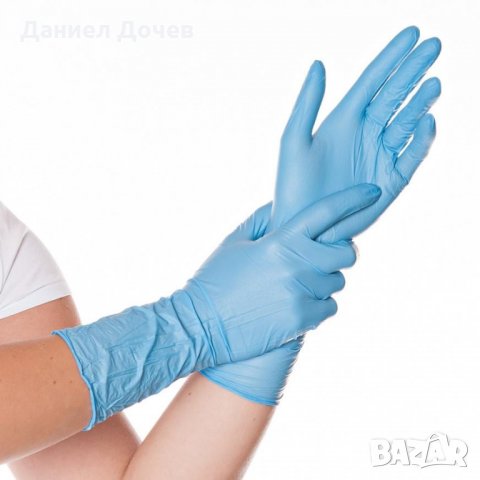 ТОП ЦЕНА - Нитрилни ръкавици леко опудрени само размер XS, снимка 1 - Други стоки за дома - 31768101