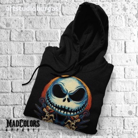 СУИЧЪР УНИСЕКС HALLOWEEN HORROR JACK SKELTON, снимка 3 - Суичъри - 38614818