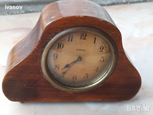 Каминен 8-дневен часовник