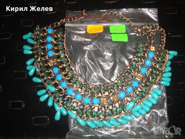 ZARA МАРКОВА РАЗКОШНА ОГЪРЛИЦА ЗАРА РЪЧНА ИЗРАБОТКА 16900, снимка 2 - Колиета, медальони, синджири - 30711760