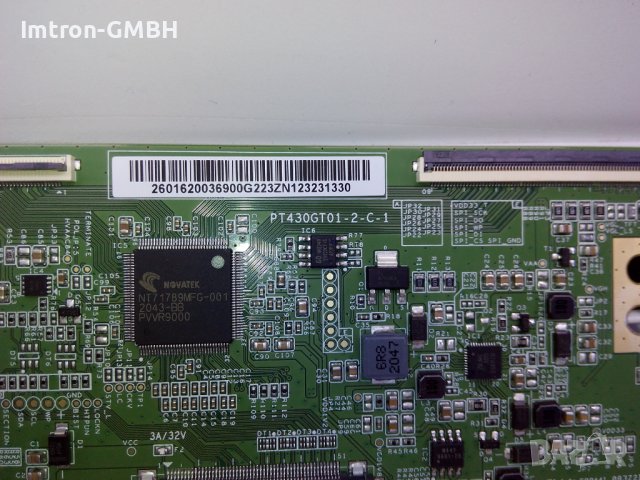 T-con board PT430GT01-2-C-1 LG 43UN7300, снимка 2 - Части и Платки - 37786449