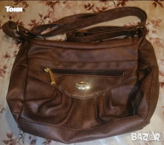 BAC STREET Нова Дамска Чанта Изцяло от Естествена Кожа