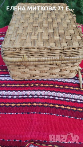 Малко ратаново куфарче, снимка 4 - Антикварни и старинни предмети - 54259069