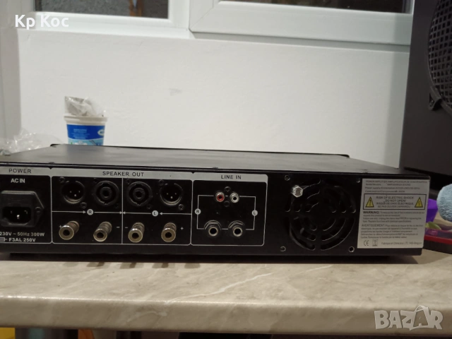 стъпало AMP 300 Ibiza Sound усилвател, снимка 7 - Ресийвъри, усилватели, смесителни пултове - 53116603