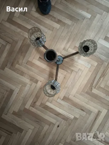 ретро полилей лампа , снимка 3 - Лампи за таван - 49712313