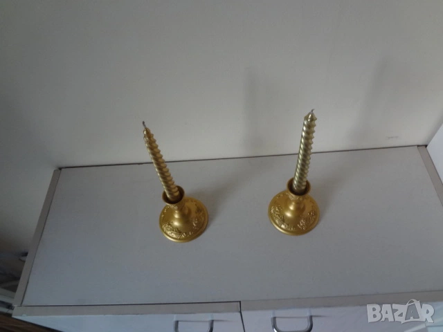 Комплект от 2 бр. свещника, снимка 6 - Други - 53077473