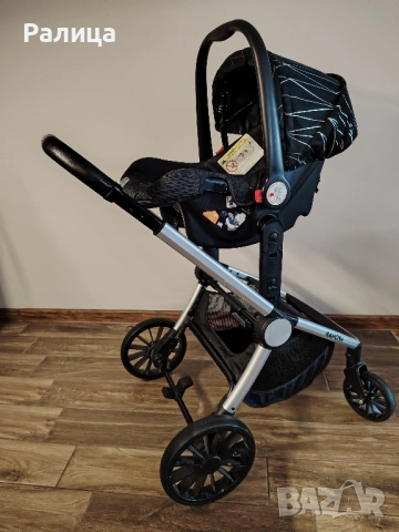 Комбинирана количка Lorelli - Ramona 3в1, снимка 9 - Детски колички - 52261424