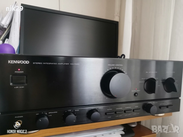 KENWOOD KA-7020, снимка 3 - Ресийвъри, усилватели, смесителни пултове - 52752202