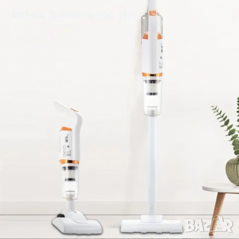 Акумулаторна домакинска ръчна прахосмукачка с 5 накрайника, снимка 10 - Прахосмукачки - 50049032