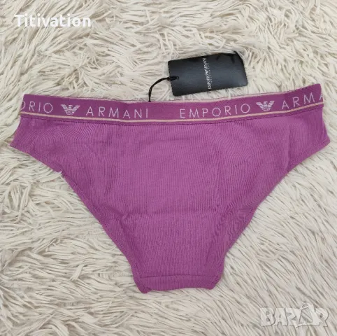 Дамски бикини Emporio Armani , снимка 4 - Бельо - 49295953