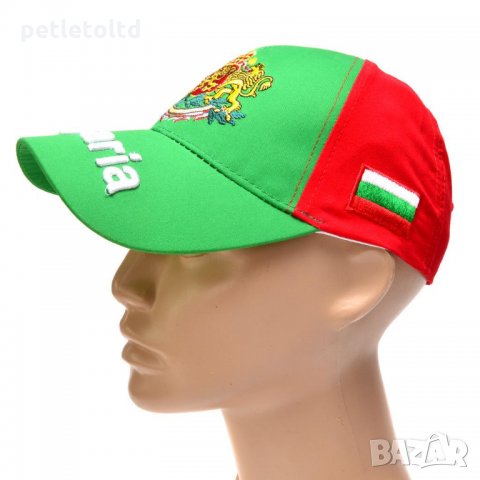 Шапка с козирка в цветовете на българското знаме, с ГЕРБ на Р. България, снимка 2 - Спортна екипировка - 34166502