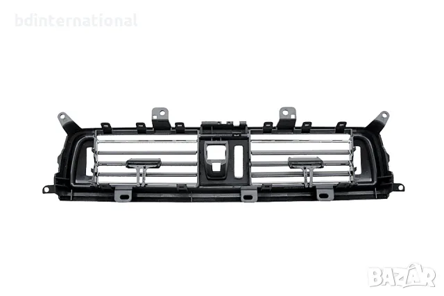 Централен преден въздуховод, BMW 5 F10/F11, Хром, снимка 3 - Части - 55970681